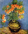 Still Life with imperial crowns in a bronze vase by Vincent van Gogh